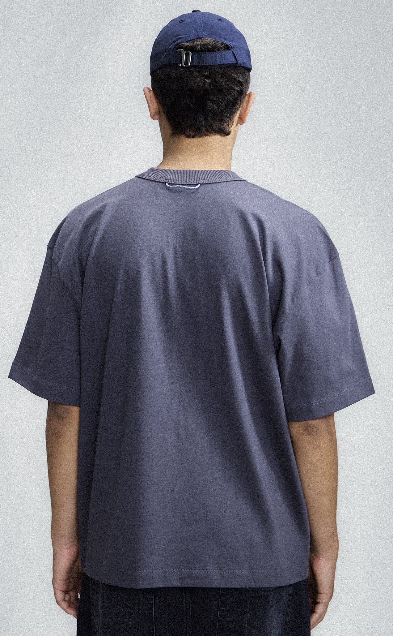TSHIRT QC RATIO MEN BOXY DARK GREY