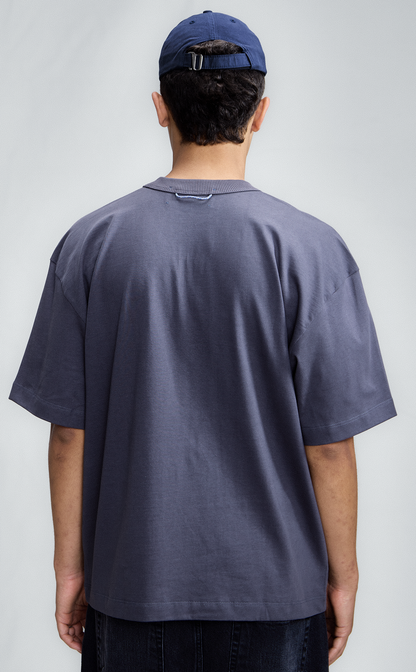 TSHIRT QC RATIO MEN BOXY DARK GREY