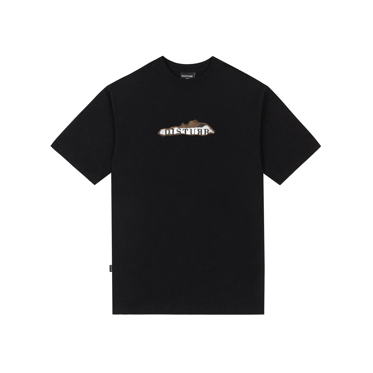Logo News TShirt In Black