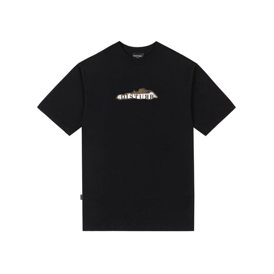 Logo News TShirt In Black