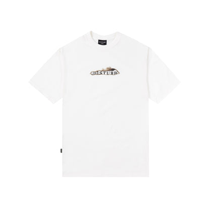Logo News TShirt In OffWhite