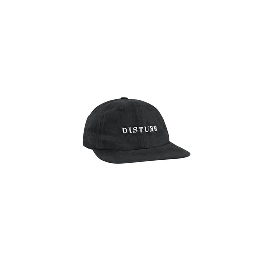 Washed 6-Panel In Black