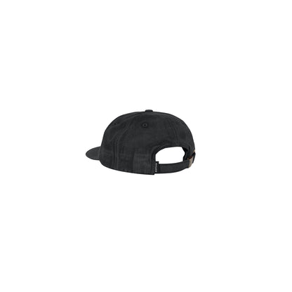 Washed 6-Panel In Black