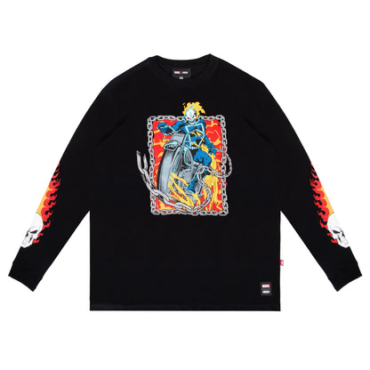 Longsleeve Ghost Rider Black