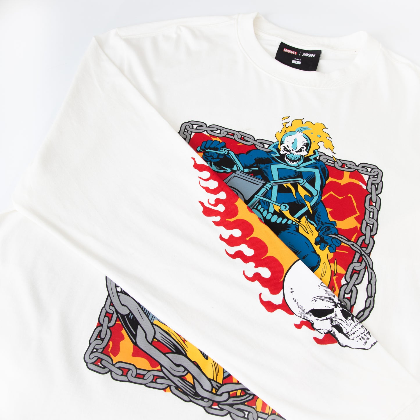 Longsleeve Ghost Rider White