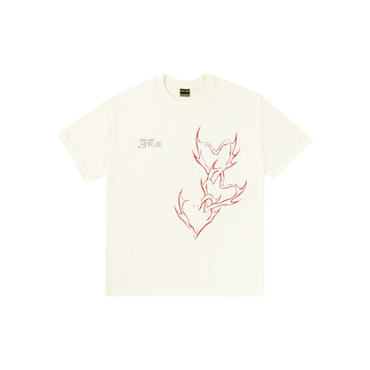 TEE TRUE "LOVED" OFF WHITE