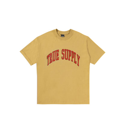 TEE TRUE "COLLEGE" BEGE