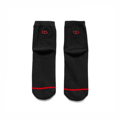 SOCKS JACQUARD "C" BLACK