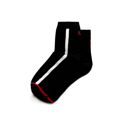 SOCKS JACQUARD "C" BLACK