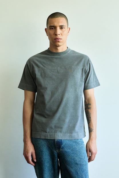 Camiseta Recortada Goods Logo Grafite Estonada