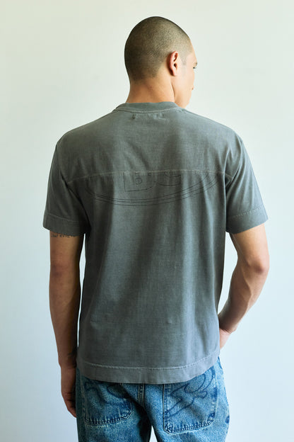 Camiseta Recortada Goods Logo Grafite Estonada