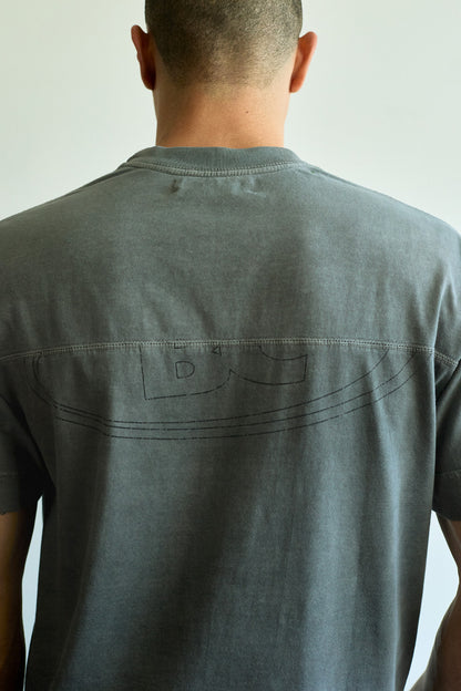 Camiseta Recortada Goods Logo Grafite Estonada