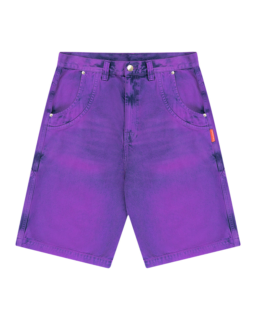 BERMUDA JEANS DOUBLE HAND LILAS