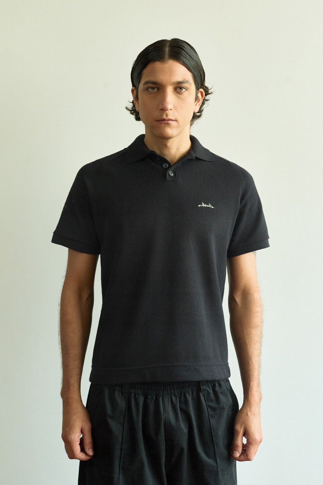 Camisa Polo Assinatura Preta