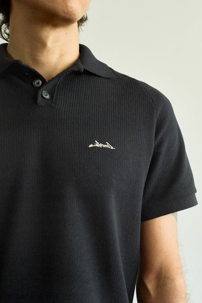 Camisa Polo Assinatura Preta