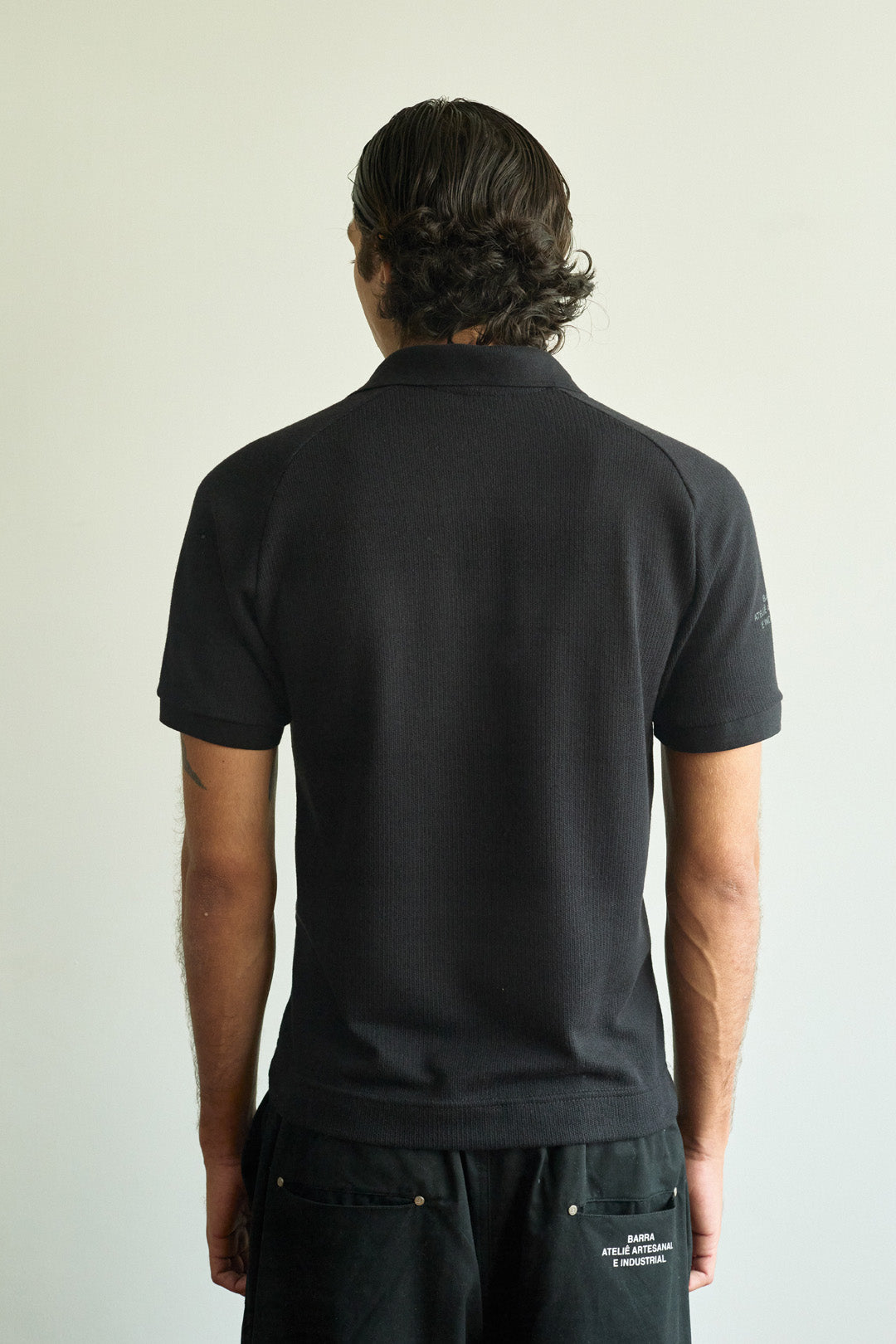 Camisa Polo Assinatura Preta