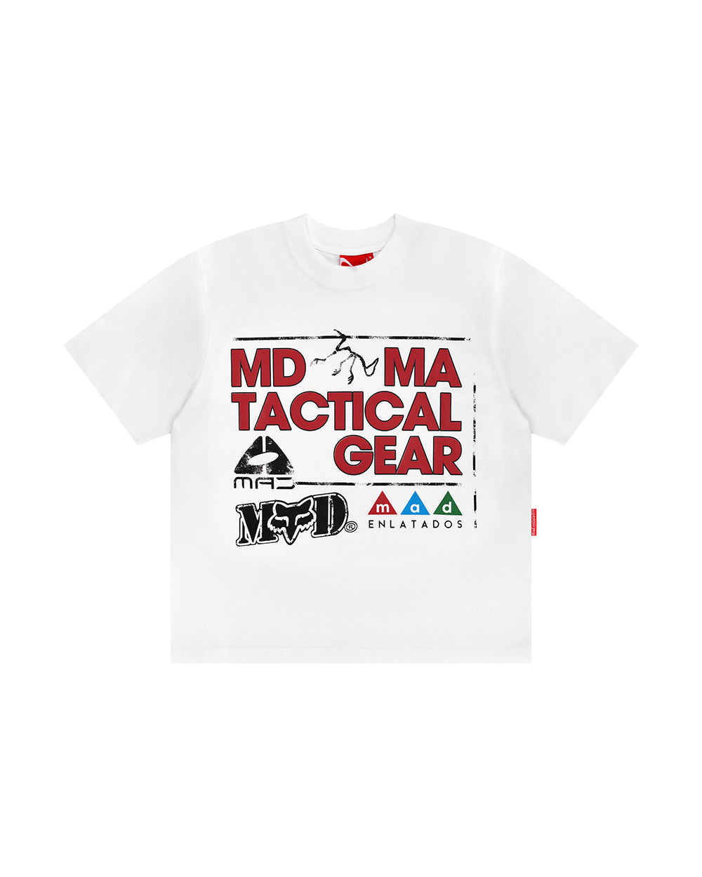 CAMISETA MAD TACTICAL GEAR BRANCO