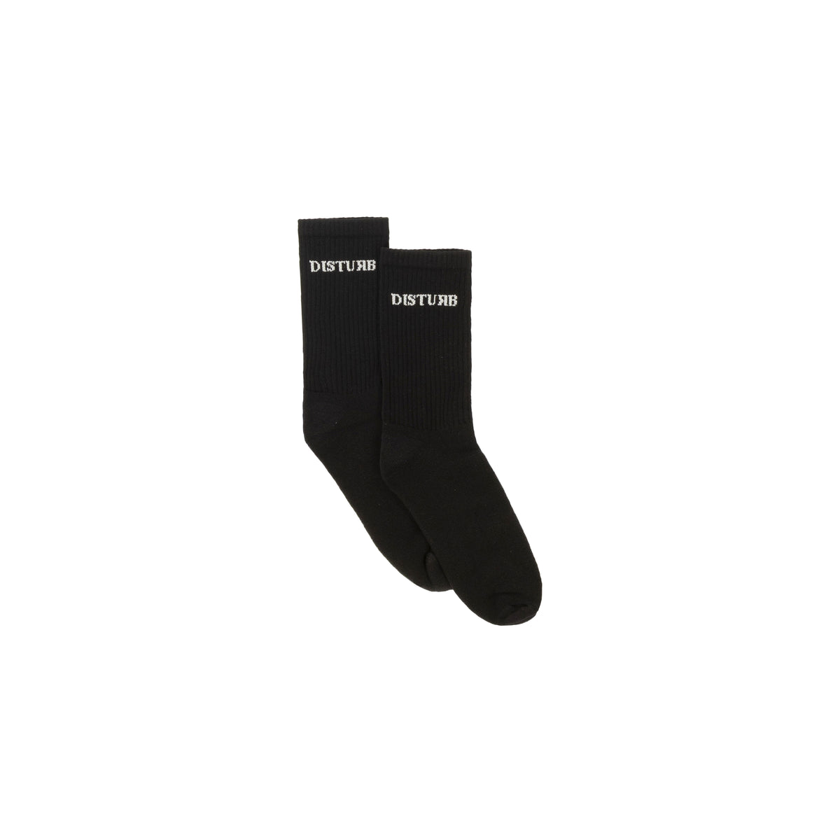 D Circle Socks In Black