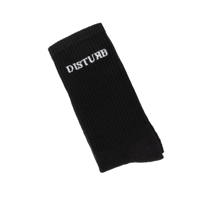 D Circle Socks In Black