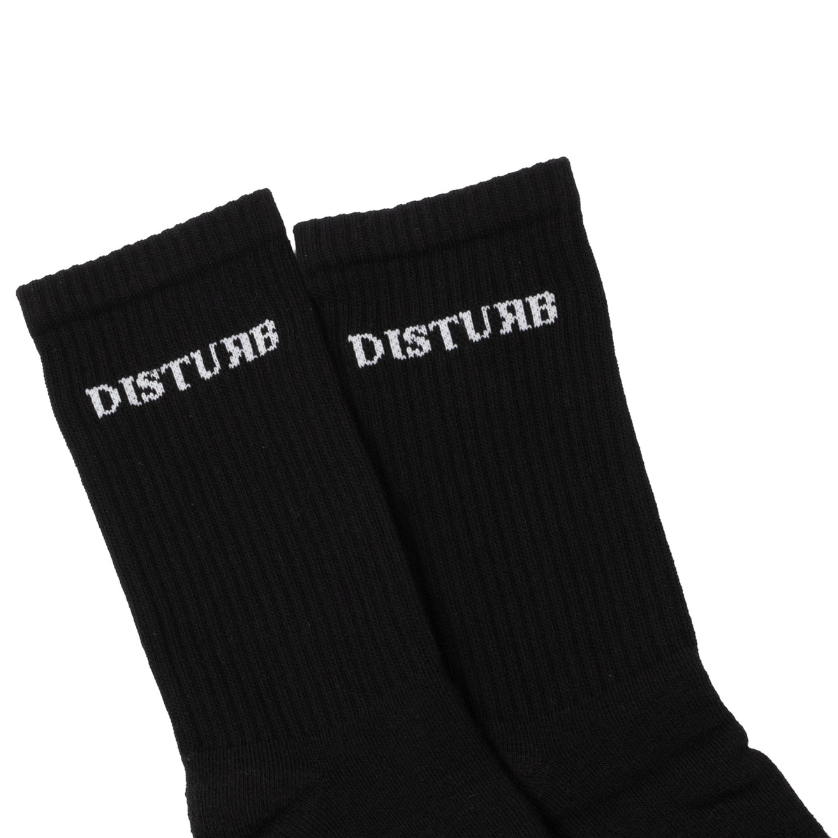 D Circle Socks In Black