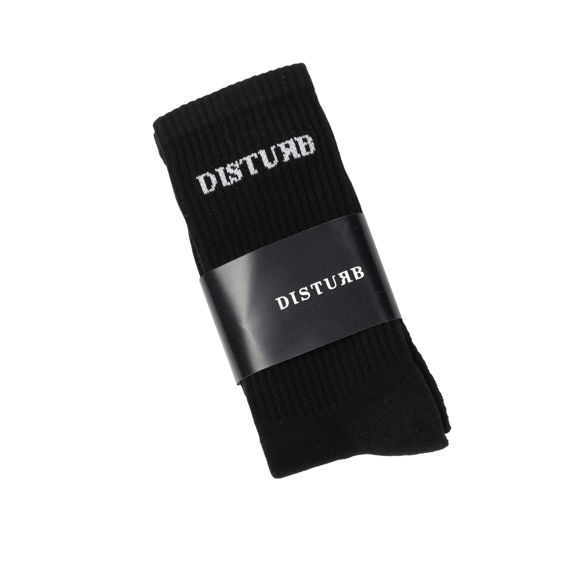 D Circle Socks In Black