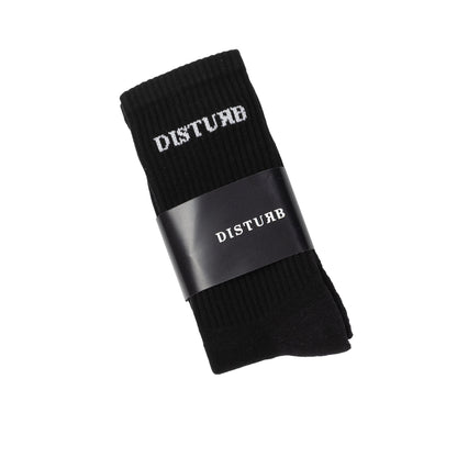D Circle Socks In Black