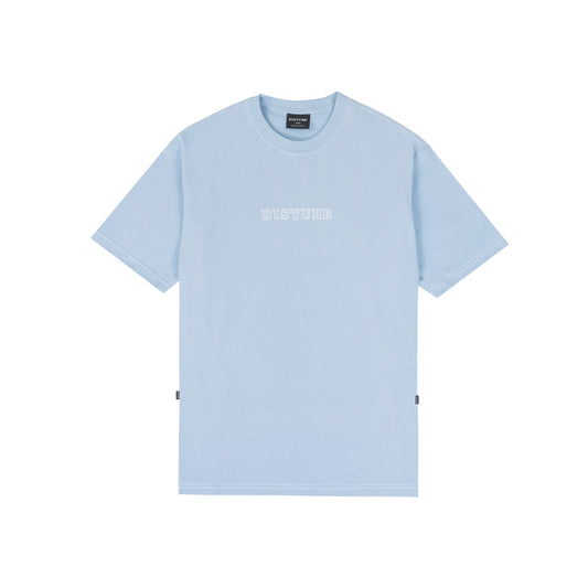 Outline Logo TShirt In Blue Grewish