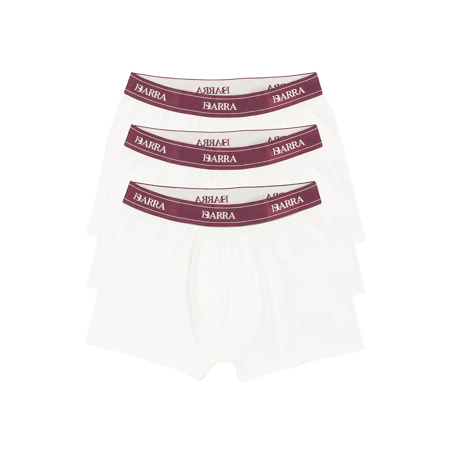 Pack Cueca Boxer Barra Logo Bordo