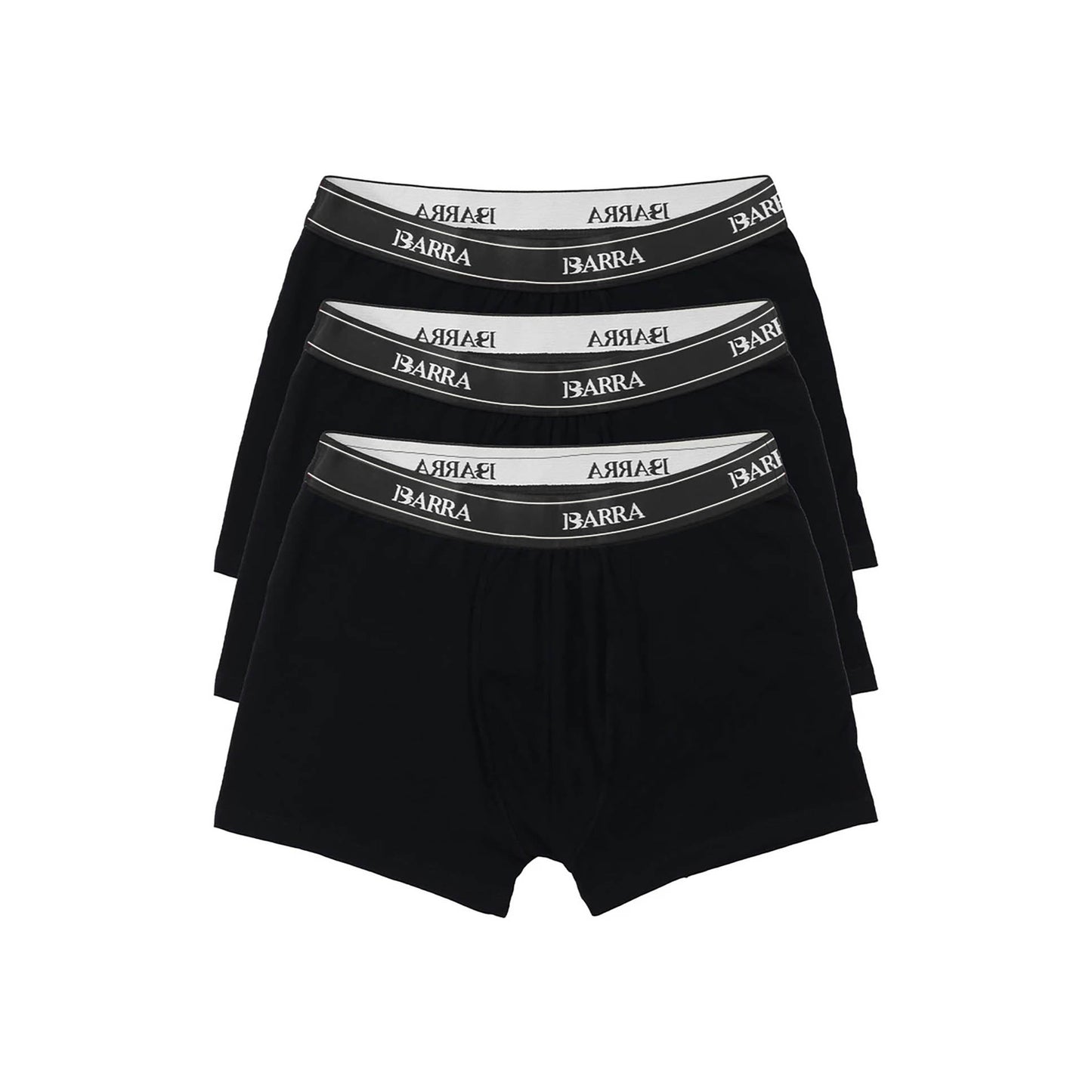 Pack Cueca Boxer Barra Logo Preta