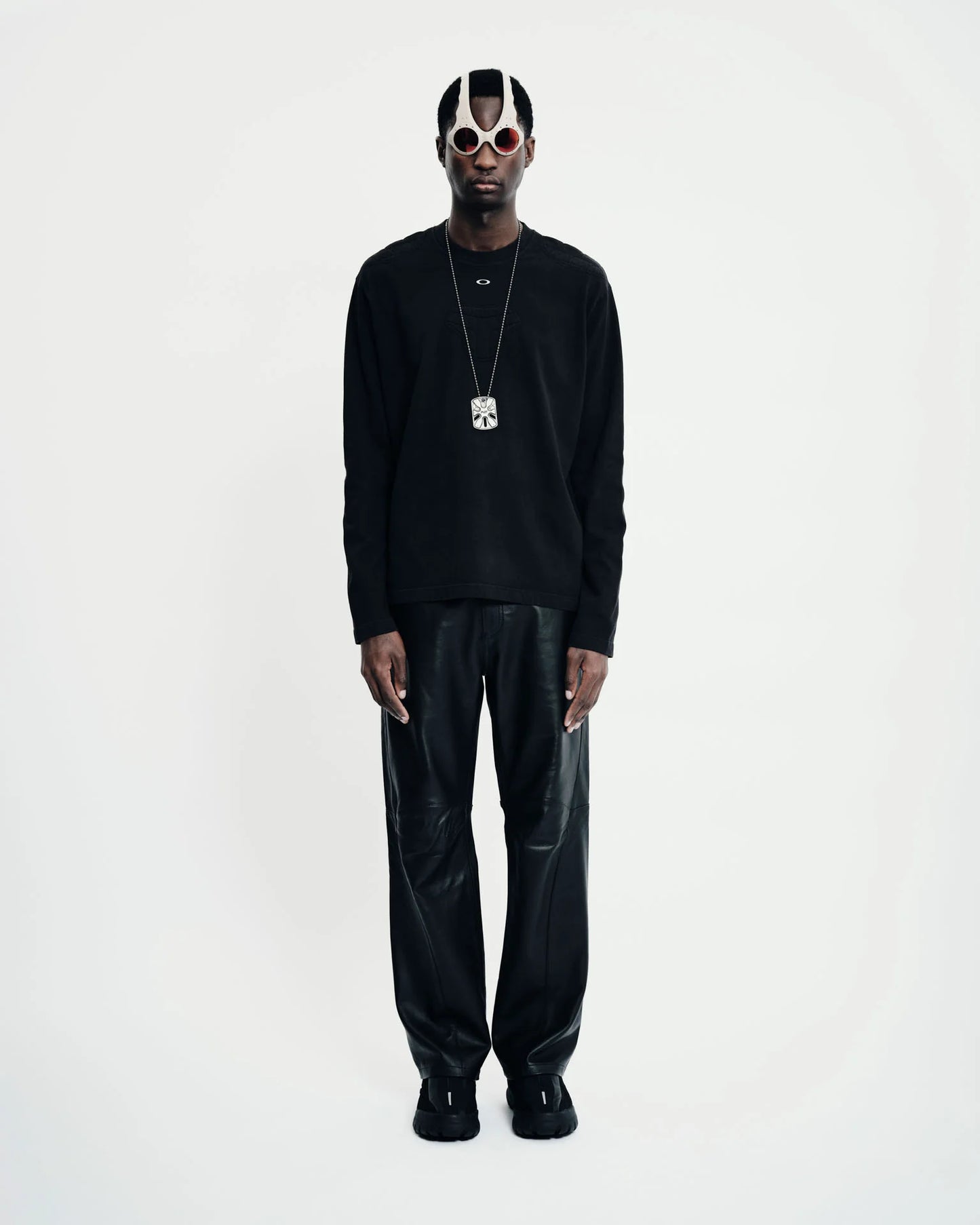 Padded Long Sleeve Tshirt  Black