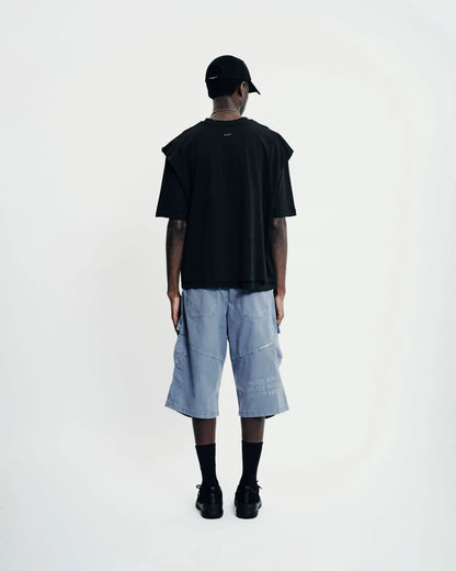 Layered Tshirt Vintage Black