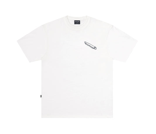 Safety Pin TShirt In OffWhite