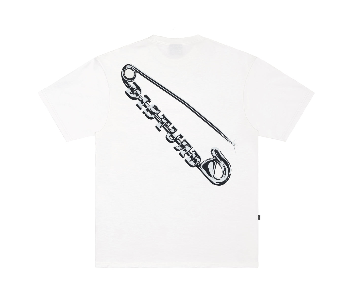 Safety Pin TShirt In OffWhite