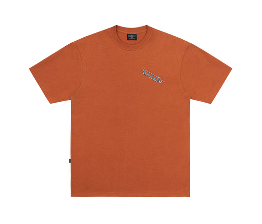 Safety Pin TShirt In Orange