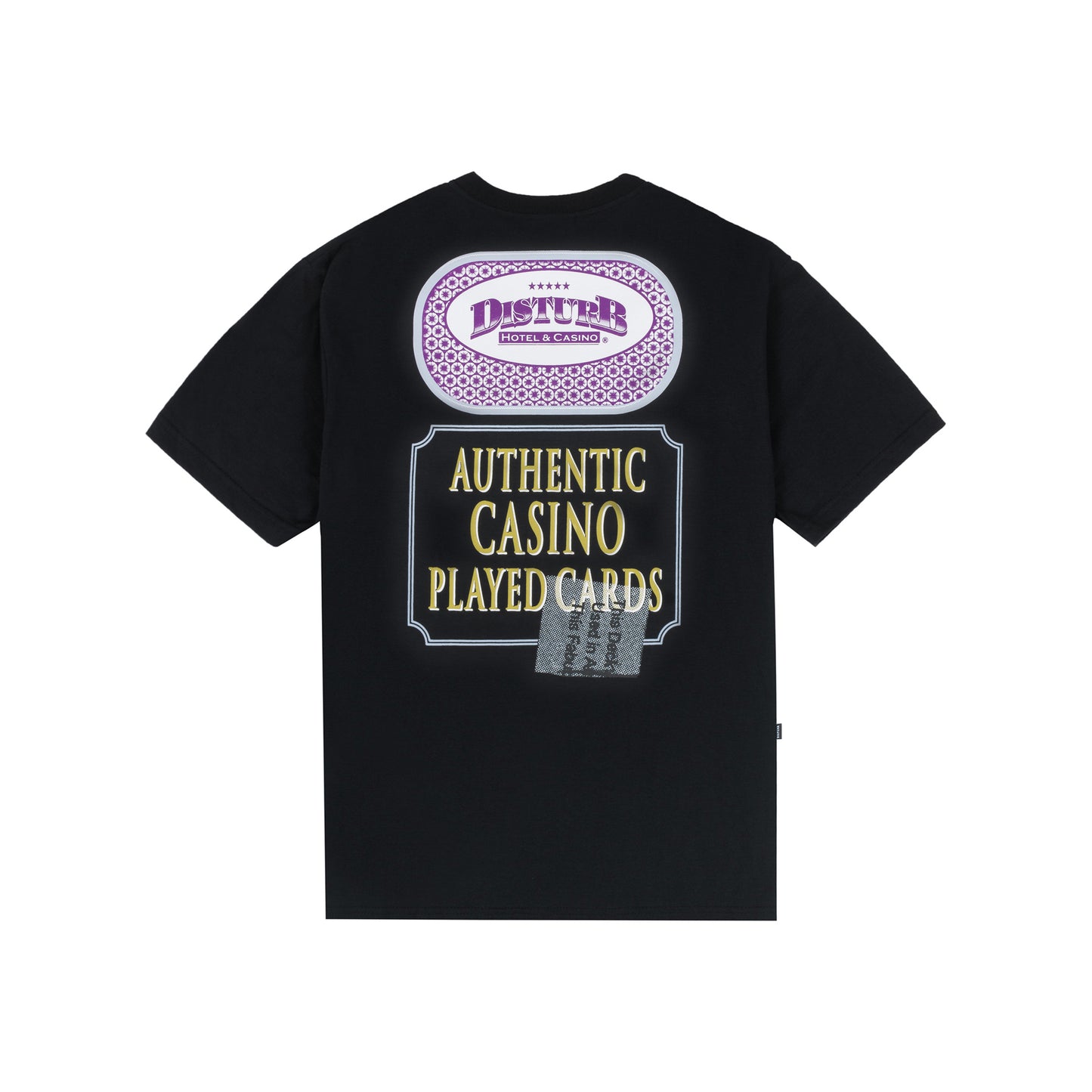 Played Cards TShirt In Black