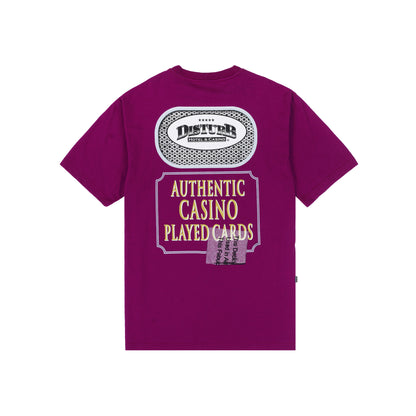 Played Cards TShirt In Purple