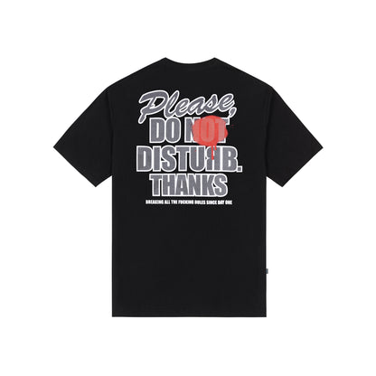 Please Do Disturb TShirt In Black