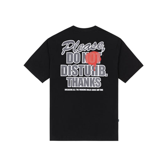 Please Do Disturb TShirt In Black