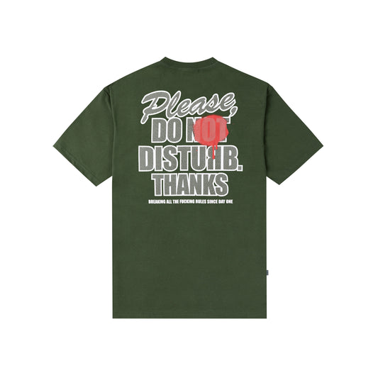 Please Do Disturb TShirt In Green