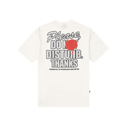 Please Do Disturb TShirt In OffWhite