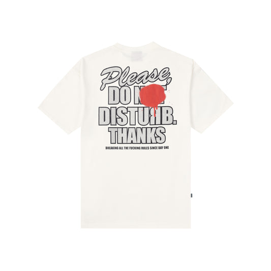 Please Do Disturb TShirt In OffWhite