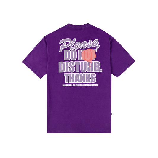 Please Do Disturb TShirt In Purple