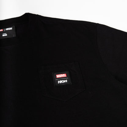 Pocket Tee High X Marvel Black