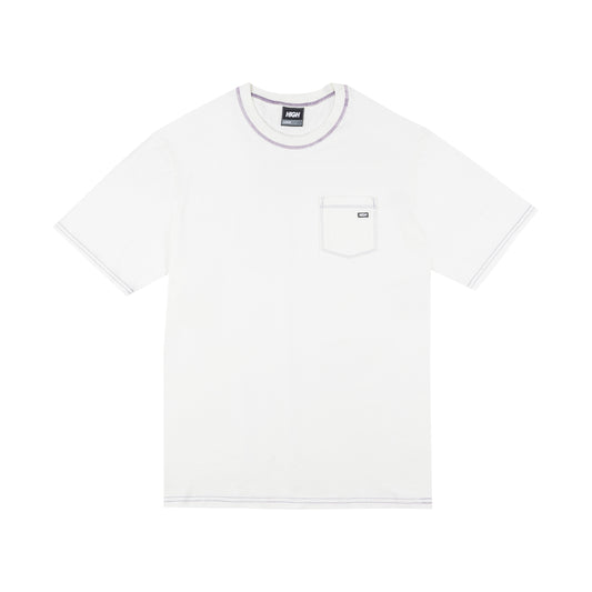 Pocket Tee Colored White