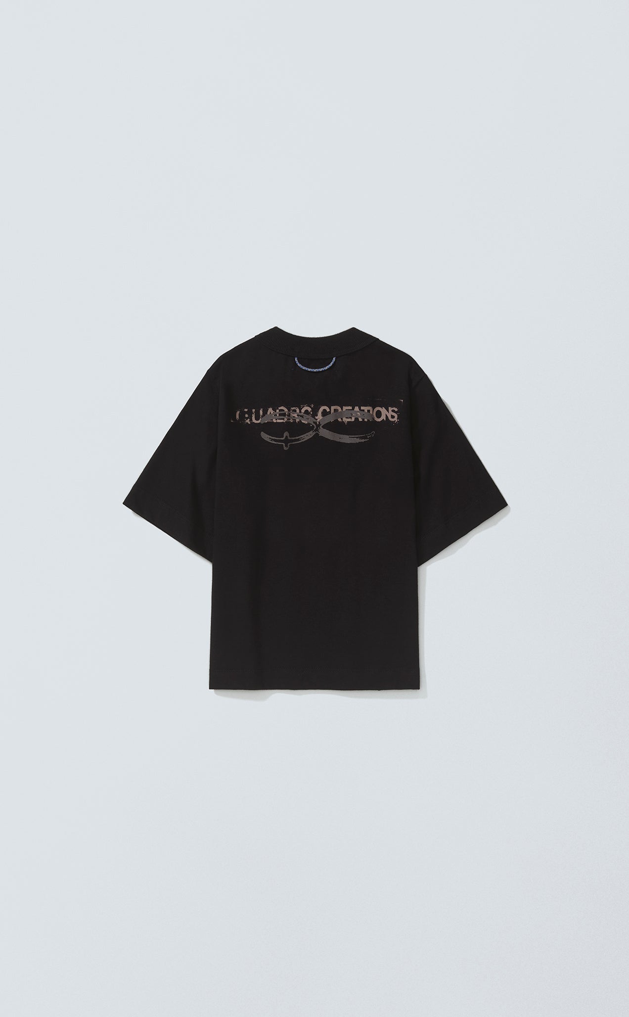 TSHIRT QUADRO CREATIONS REGULAR BLACK