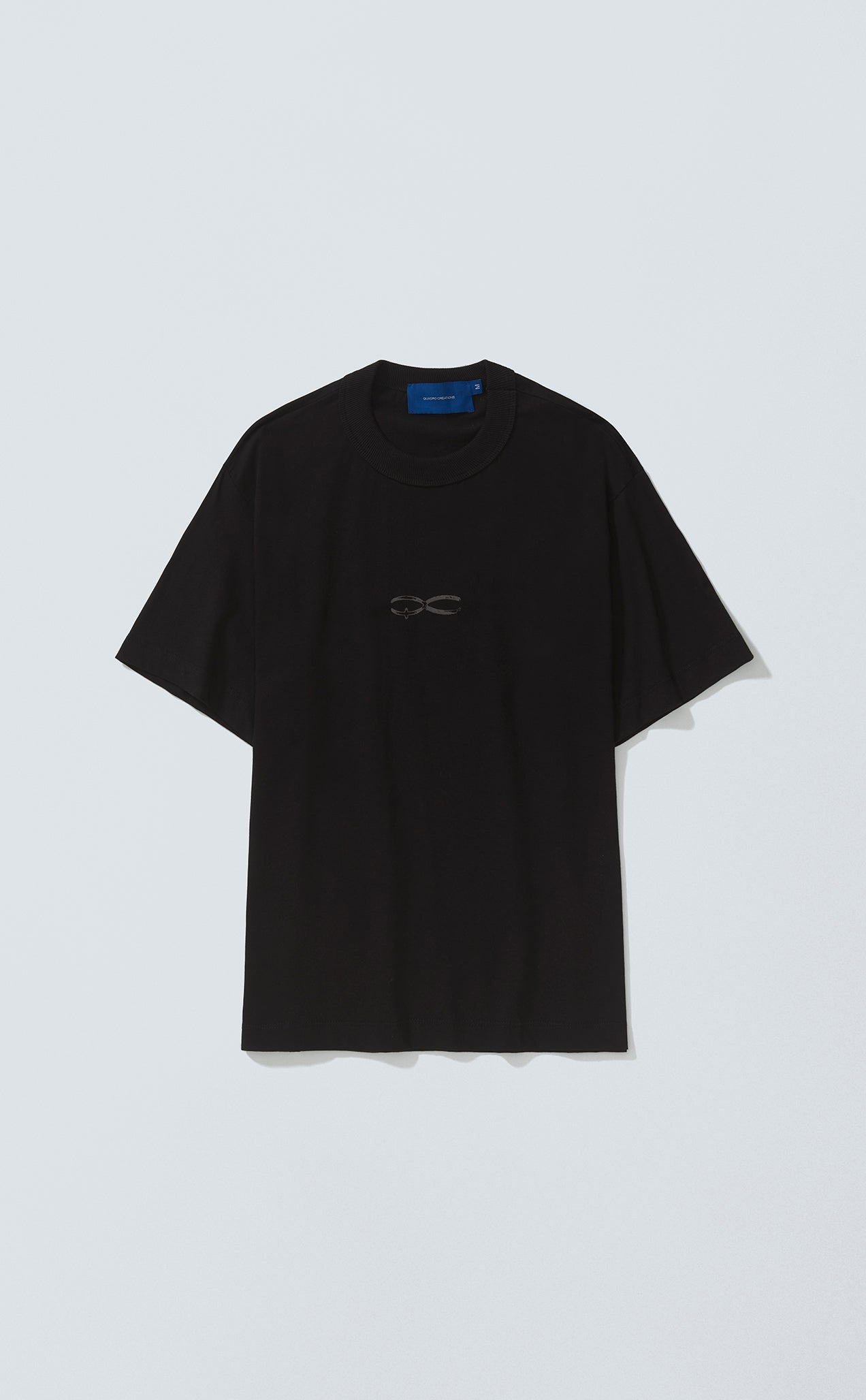 TSHIRT QUADRO CREATIONS REGULAR BLACK