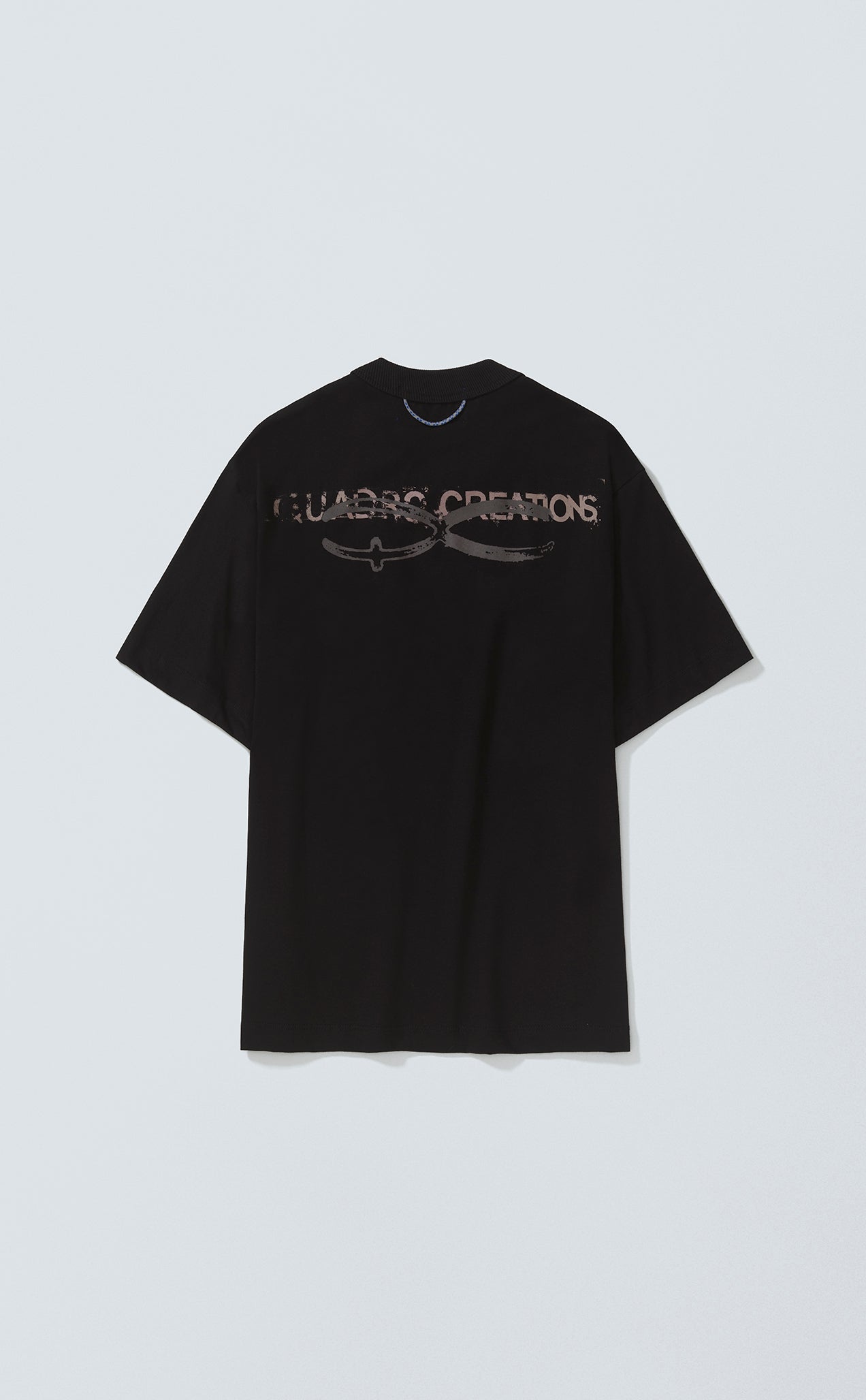 TSHIRT QUADRO CREATIONS REGULAR BLACK