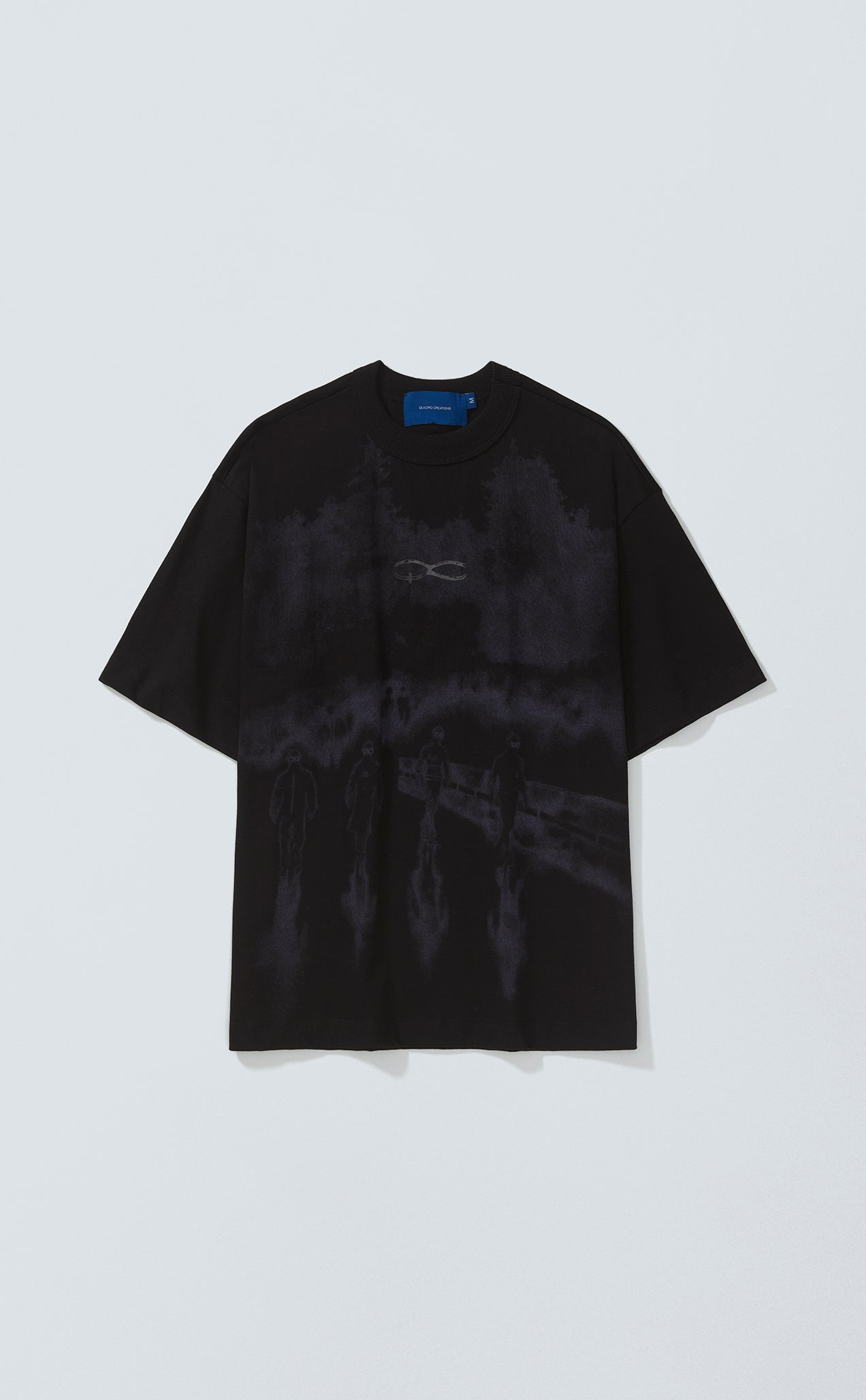 TSHIRT QC PAINT BOXY BLACK