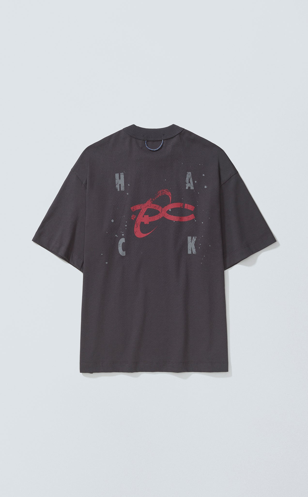 TSHIRT HACKING ACTIVITIES BOXY DARK GREY