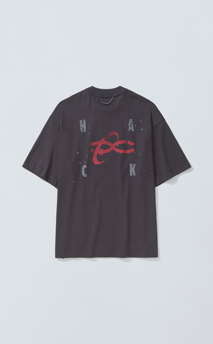 TSHIRT HACKING ACTIVITIES BOXY DARK GREY